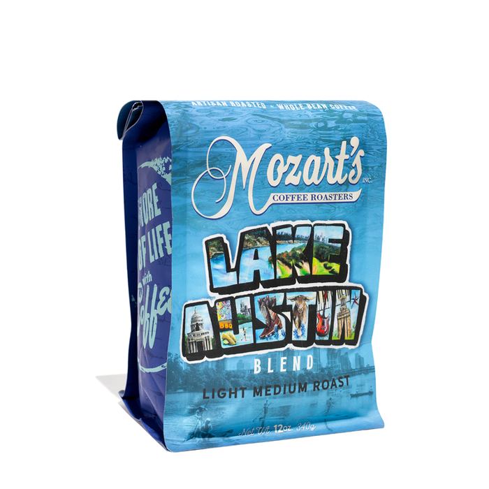 Lake Austin Blend coffee bag