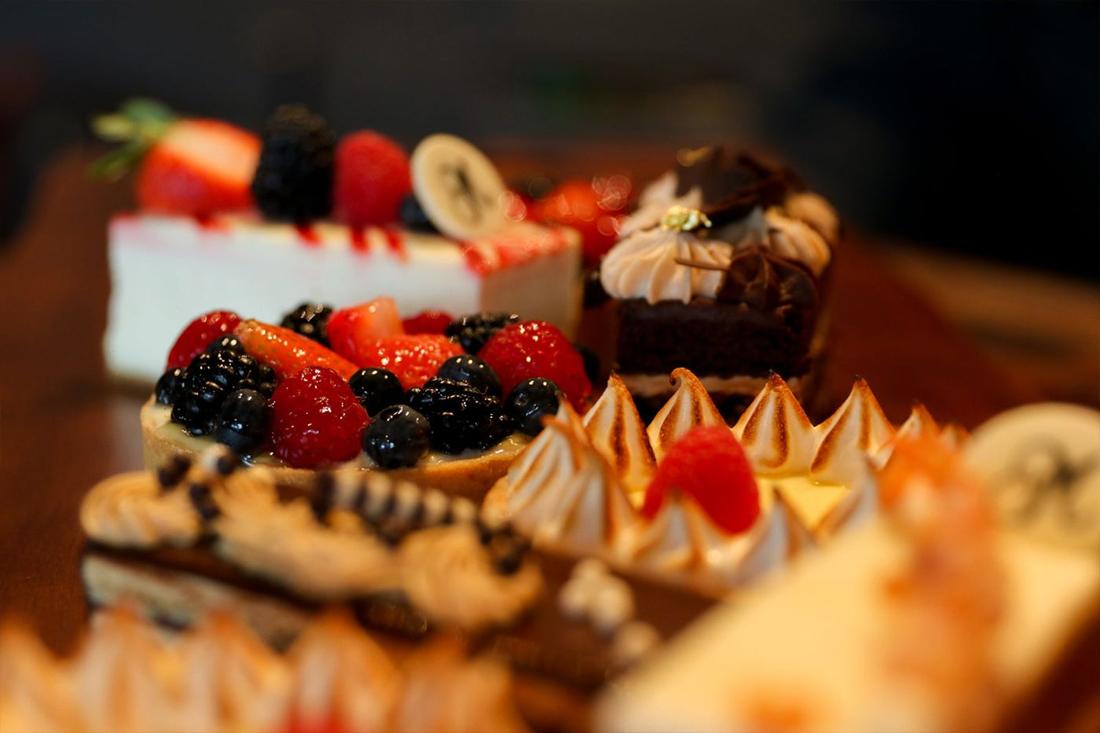 The Mozart's dessert case