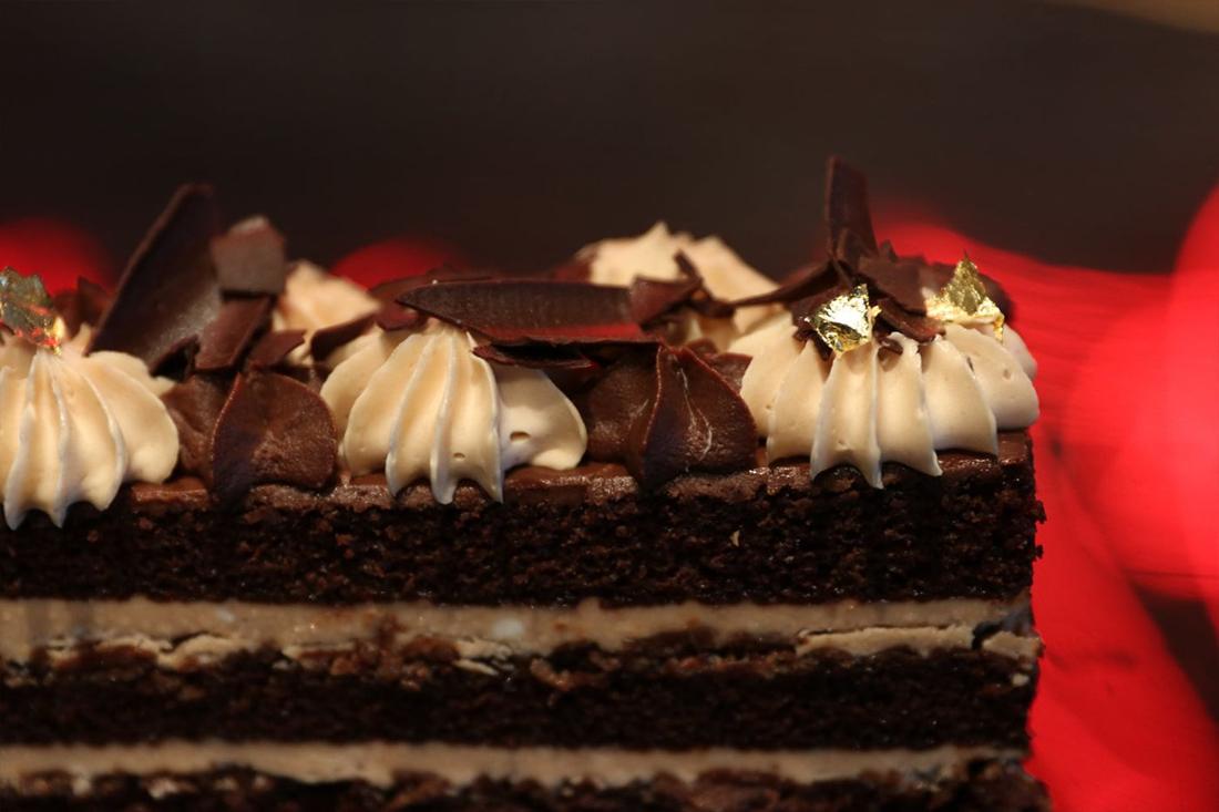 A slice of Mozart's hazelnut torte